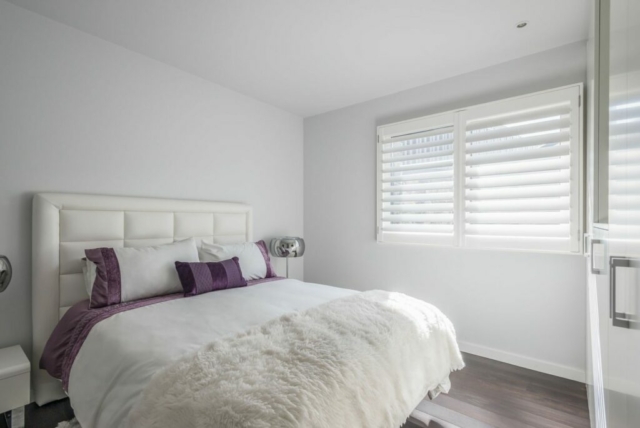 White Bi Folding Shutter Blinds