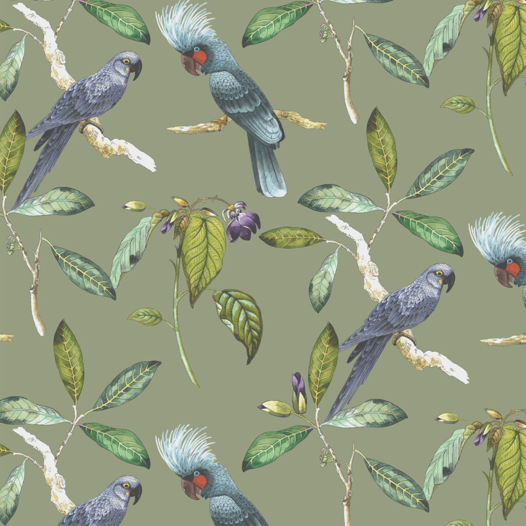 Tropical Birds Midnight_Swatch_ROMF-2641OMA