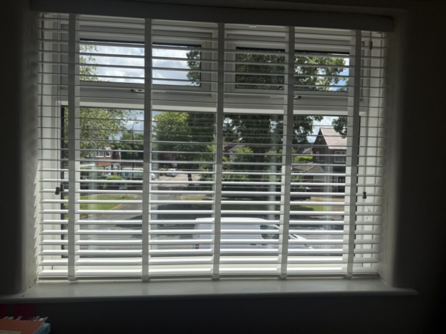 Venetian Blinds horizontal also knows as venetian blinds fitted in Urmston, Greater Manchester