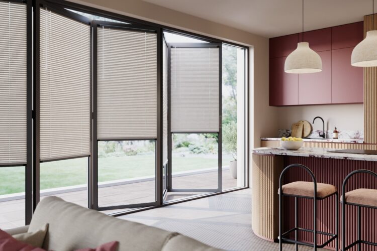 Perfect Fit blinds and Cruze FITtoFRAME blinds installed on modern windows by Scarlet Blinds and Shutters